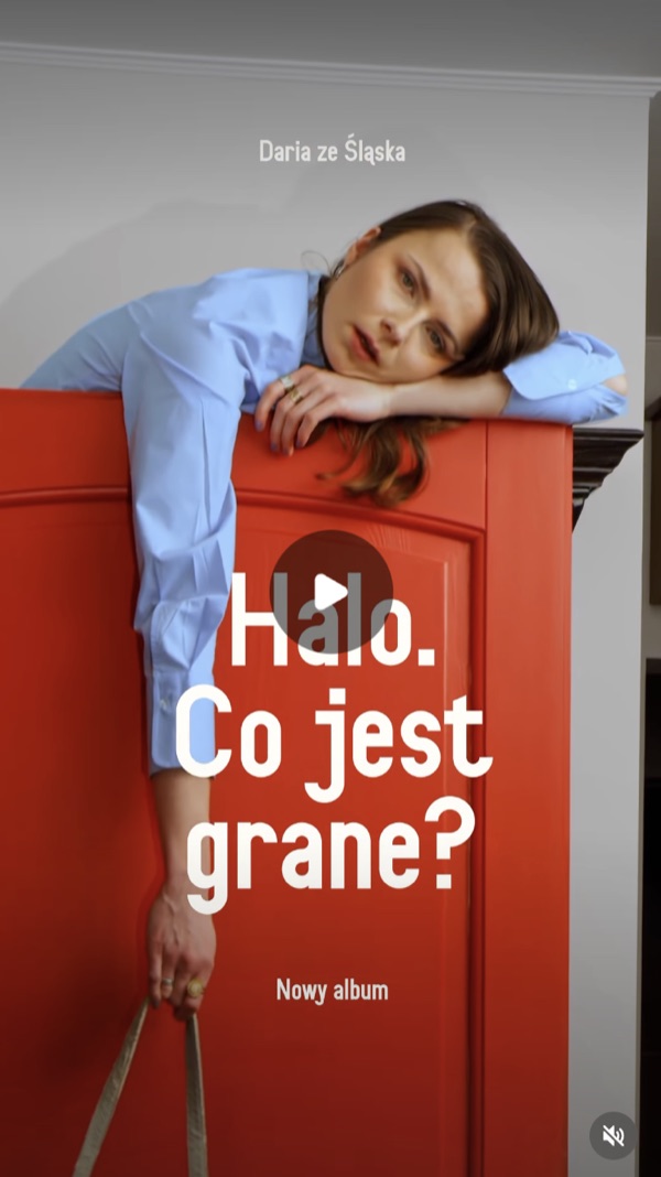 Reels do nowego albumu „Halo. Co jest grane?” Darii ze Śląska